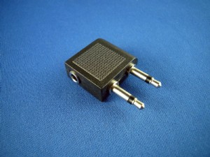 特製品~全新航空用3.5mm飛機專用特殊轉接頭(一組二個